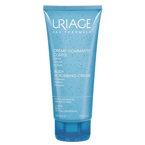 Uriage Eau Thermale Body Scrubbing Cream Ексфолиращ крем за тяло, идеален за чувствителна кожа 200мл