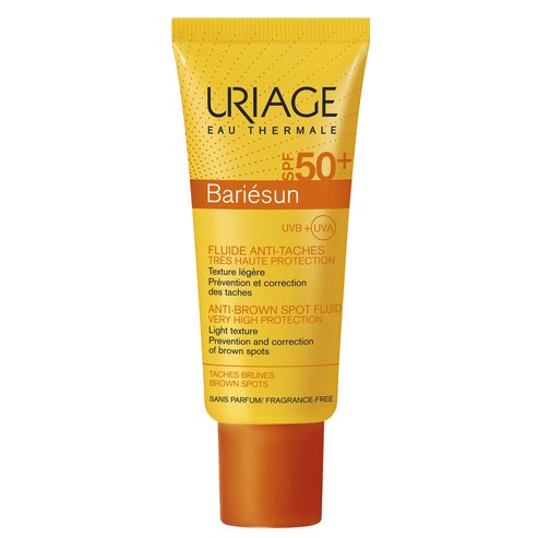 Uriage Bariesun Spf50+ Anti-Brown Spot Fluid Very High Protection Слънцезащитен флуиден крем за лице срещу кафяви петна 40ml