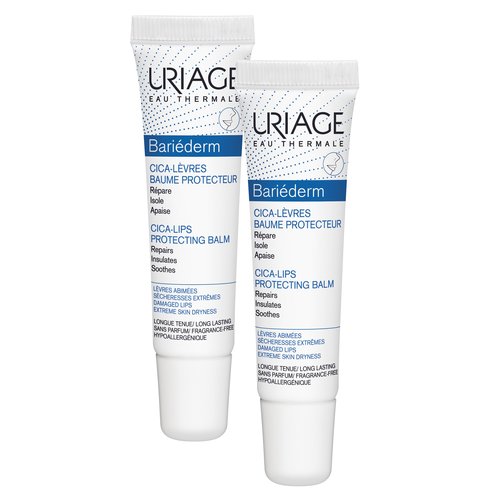 Uriage Eau Thermale PROMO PACK Bariederm Cica Lips Protecting Balm 2x15ml 1+1 Подарък