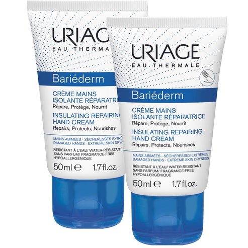 Uriage Eau Thermale PROMO PACK Bariederm Insulating Repairing Hand Cream 2x50ml 1+1 подарък