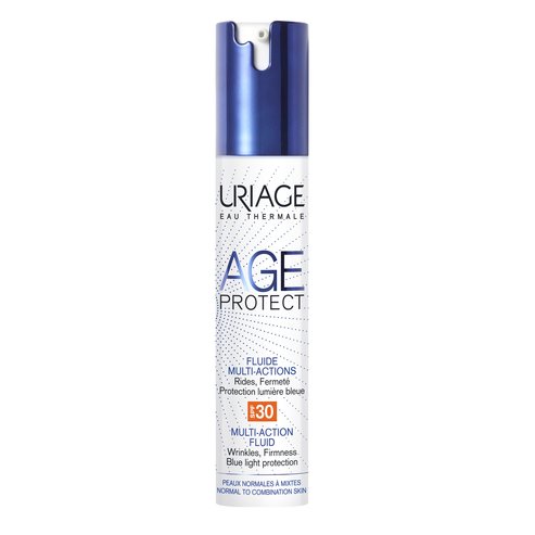 Uriage Eau Thermale Age Protect Multi-Action Fluid Spf30 Тънка грижа против стареене, нормална смесена кожа 40ml