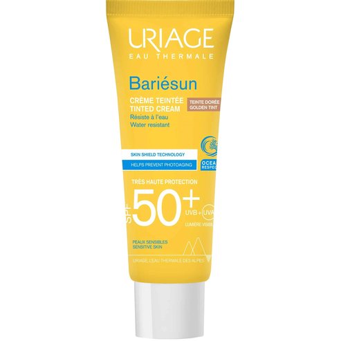 Uriage Bariesun Tinted Face Cream Spf50+, 50ml - Golden Tint