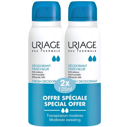 Uriage Promo Fresh Deodorant Spray 2x125ml