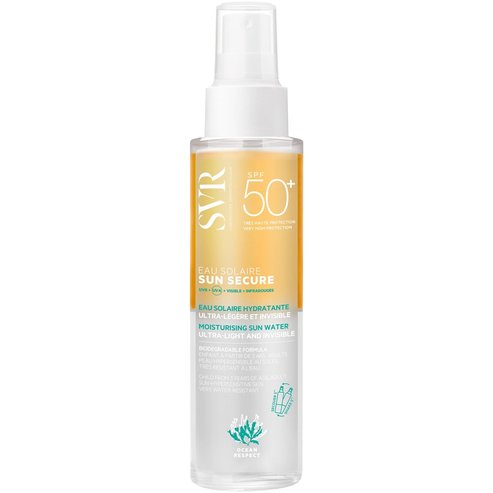 SVR Sun Secure Eau Solaire Spf50+ Moisturising Sun Water Двуфазна слънцезащитна вода с много висока защита за лице и тяло за хидратация 200ml