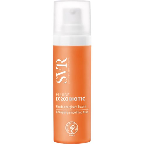 SVR [C20] Biotic Energizing Smoothing Fluid Тънък крем за лице с 20% витамин C за сияйна, младежка кожа 30ml