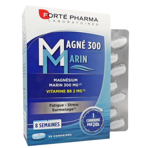Forte Pharma Magne 300 Marin Магнезиева добавка с естествен произход 56 табл.