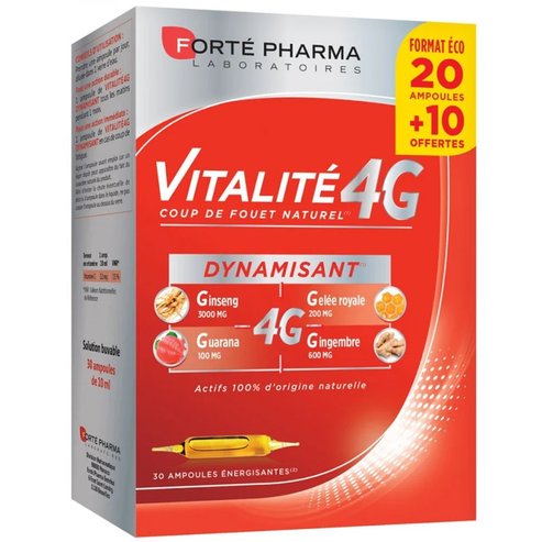 Forte Pharma Vitalite 4G Dynamisant 30x10ml