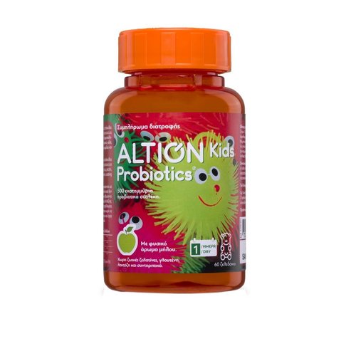 Altion Kids Probiotics Хранителна добавка с пробиотици от 4 вида стомашно-чревни щамове 60 Zeledakia