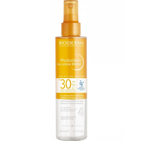 Bioderma Photoderm Eau Solaire Bronz Hydrating Protective Water Spf30, 200ml