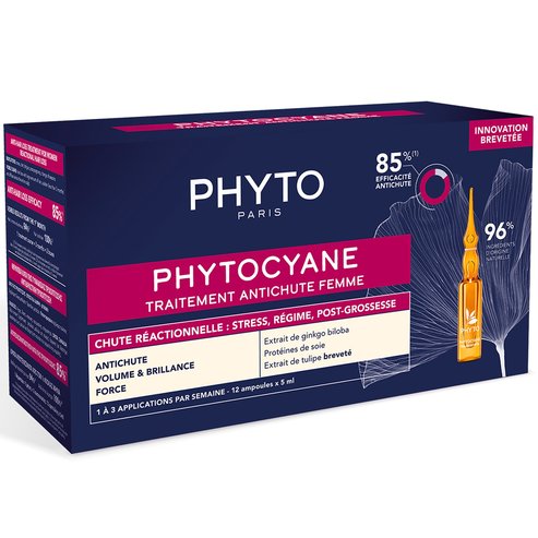 Phyto Phytocyane Anti-Hair Loss Treatment for Women 12amp x 5ml