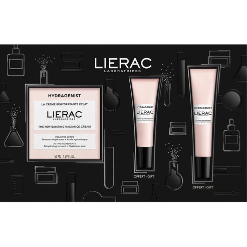Lierac Promo Hydragenist The Rehydrating Radiance Cream 50ml & The Rehydrating Eye Care 7.5ml & The Rehydrating Serum 15ml