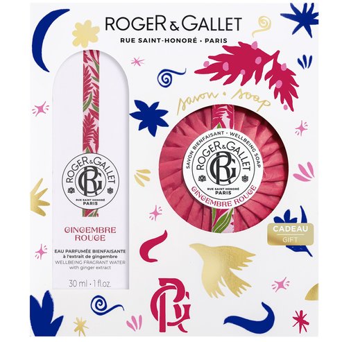 Roger & Gallet Promo Gingembre Rouge Eau Parfumee Bienfaisante 30ml & Wellbeing Soap 100g