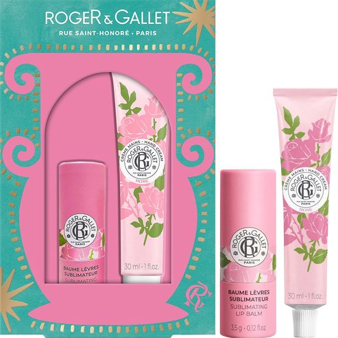 Roger & Gallet Promo Rose Sublimating Lip Balm 3,5g & Hand Cream 30ml