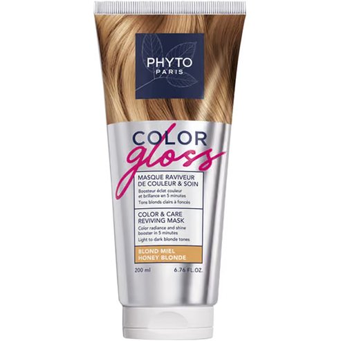 Phyto Color Gloss Care Reviving Mask Маска 2 в 1 за Подсилване на Цвета & Грижа & Ревитализиране Подходяща за Светлоруса до Тъмноруса Коса 200ml - Honey Blonde