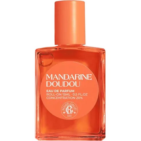Roger & Gallet Mandarine Doudou Eau de Parfum Roll-On Концентриран Roll-On парфюм с нотки на мандарина & портокалов цвят, затопля с вкусна хармония от бриош & зърна тонка 15ml