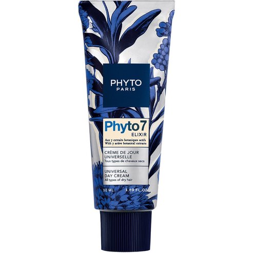Phyto 7 Elixir Universal Day Cream Дневен крем, обогатен със 7 активни съставки, за всички типове суха коса 50ml