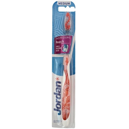 Jordan Individual Reach Medium Toothbrush 1 Код на артикул 310040 - Портокал