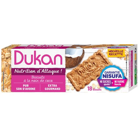 Ducan Nutrition d\' Attaque Biscuits a la Noix De Coco 18 Парчета