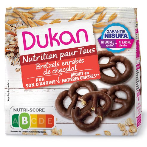Ducan Nutrition d\' Attaque Bretzels Enrobes de Chocolat 100gr