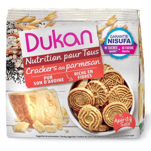 Ducan Nutrition d\' Attaque Crackers au Parmesan 100gr