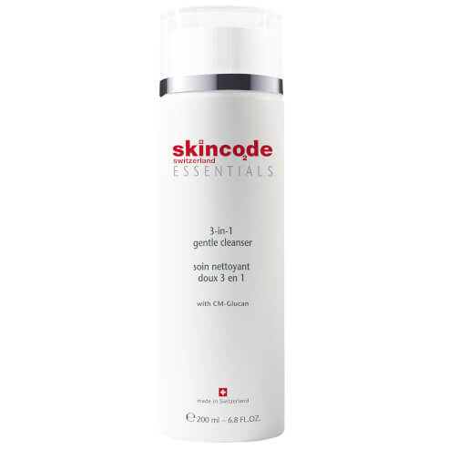 Skincode Essentials 3 in 1 Gentle Cleanser With CM-Glucan Почистващ лосион демакиант за нормална-суха кожа 200ml