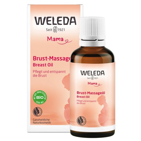 Weleda Mama Breast Massage Oil Масажно масло за гърди за подготовка & Улесняване на кърменето 50ml