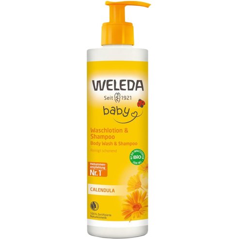 Weleda Baby Body Wash & Shampoo with Calendula 400ml