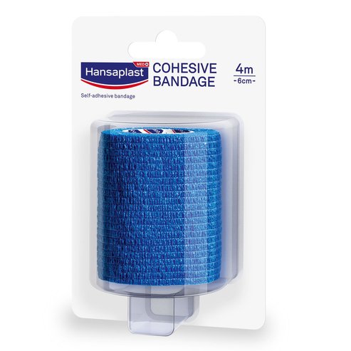 Hansaplast Cohesive Bandage 4m x 6cm, 1 парче