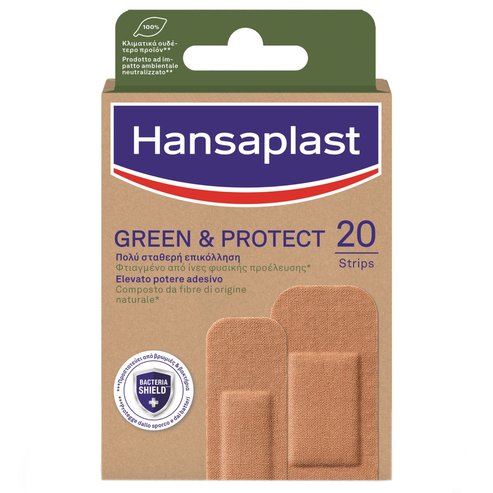Hansaplast Green & Protect Eco Friendly Plaster 20 бр