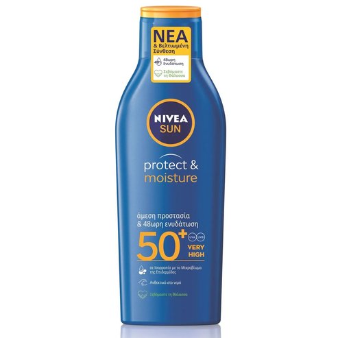 Nivea Sun Protect & Moisture Lotion Spf50+ Immediate Protection & 48h Moisture 200ml