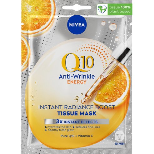 Nivea Q10 Energy Instant Recharge Sheet Mask 1 бр