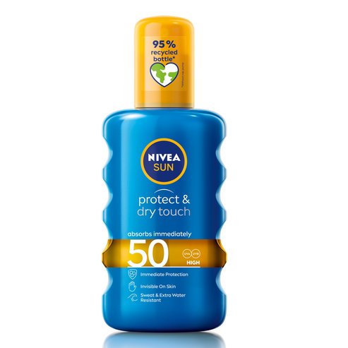 Nivea Sun Protect & Dry Touch Invisible Spray Spf50, 200ml