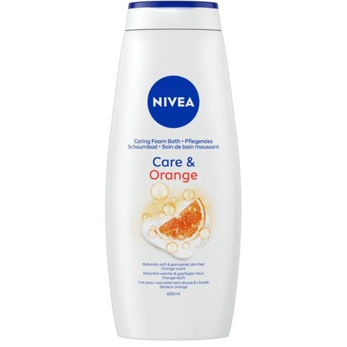 Nivea Care & Orange Foam Bath 650ml