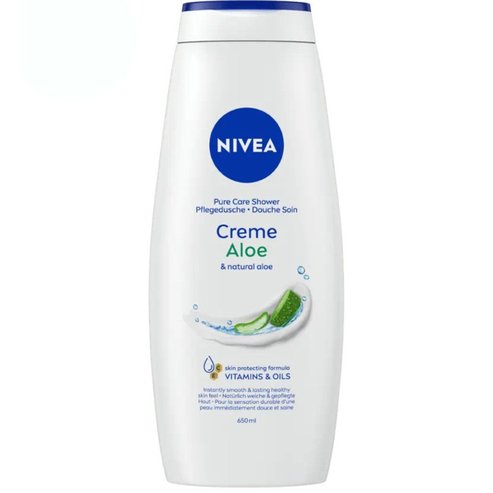 Nivea Creme Aloe With Vitamins & Oils Shower Gel 650ml