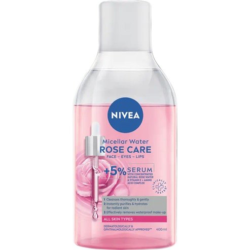 Nivea Micellair Double Effect Rose Care with 5% Serum 400ml