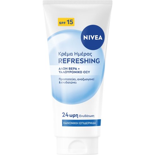 Nivea Refreshing for Normal Skin Spf15 Tube Day Cream 50ml