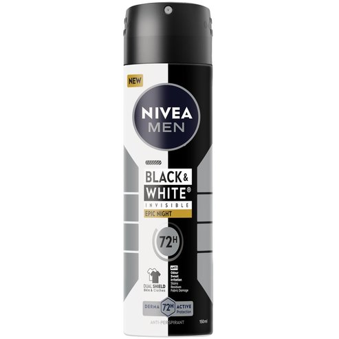 Nivea Men Black & White Invisible Epic Night 72h Protection Deo Spray 150ml