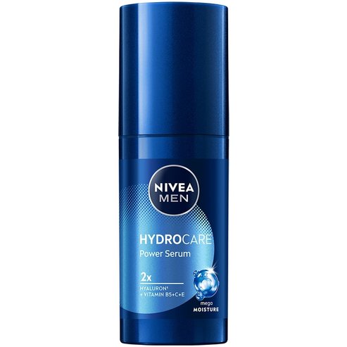 Nivea Men Hydrocare Power Serum Booster Серум бустер за хидратация на лицето с хиалуронова киселина & витамини, който възстановява естествената влага на мъжката кожа за 3 дни 30ml