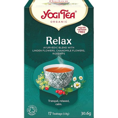 Yogi Tea Relax Ayurvedic Blend 17 Пакетчета чай (17 Пликове x 1.8g)