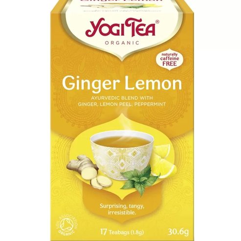 Yogi Tea Ginger Lemon 17 Teabags (17 Пакетчета чай x 1,8g)