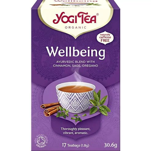 Yogi Tea Wellbeing Ayurvedic Blend 17 Teabags (17 Пликове x 1.8g)