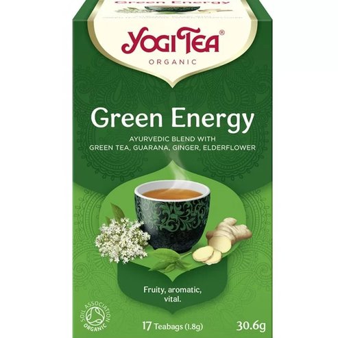 Yogi Tea Green Energy 17 броя (17 сашета x 1,8 g)