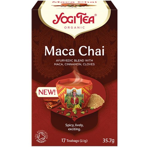 Yogi Tea Maca Chai 17 Teabags (17 сашета x 2,1g)