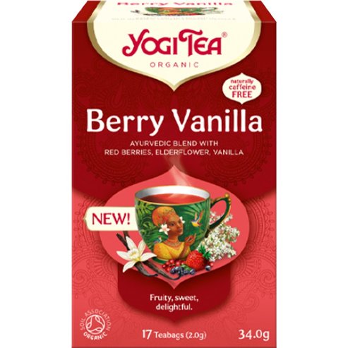 Yogi Tea Berry Vanilla 17 Teabags (17 сашета x 2,0g)