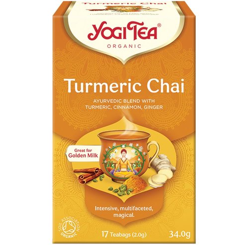 Yogi Tea Turmeric Chai 17 Teabags (17 сашета x 2,0g)