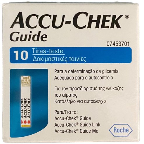 Accu-Chek Подарък Guide Тест ленти за захар 10 бр