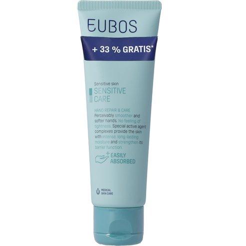 Eubos Promo Sensitive Care Hand Repair & Care Cream Хидратиращ & възстановяващ крем за ръце за чувствителна кожа 100ml