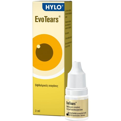 Ursapharm Hylo EvoTears Очни капки за стабилизиране на слъзния филм & облекчаване на симптомите на сухота в очите 3ml