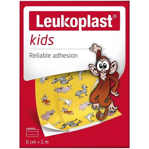 Leukoplast Kids Zoo Strip 6cm x 1m, 1 бр