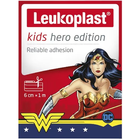 Leukoplast Kids Hero Edition Wonderwoman Strip 6cm x 1m, 1 бр